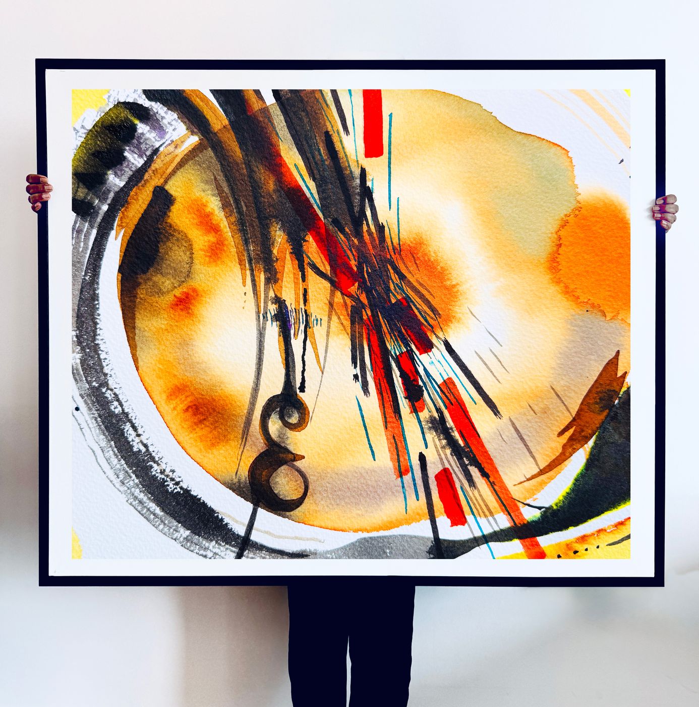 Untitled II — Watercolour and ink on paper